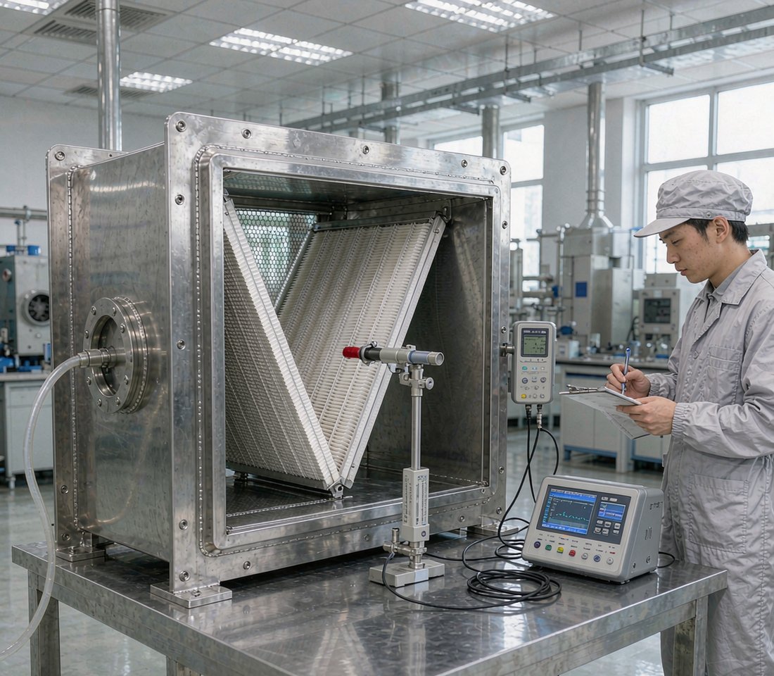 风道式<a href=http://www.cracfilter.com/ target='_blank'>空气过滤器</a>阻力与效率测试装置